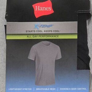 3XL Men's X Temp Crew Tees 3pk Odor Control NWT